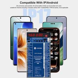 Bảng mạch kích pin. 8G-17PM và Android dùng kích hoạt pin điện thoại khi bị bị cạn áp, ngủ pin SUNSHINE SS-916 ULTRA