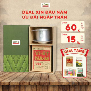  Set quà tặng cà phê Việt Nam Bộ quà tặng yêu nước Cộng Cà Phê 