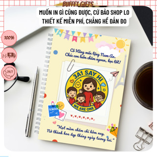  Sổ cá nhân hóa in theo yêu cầu Khen thưởng học sinh Quà tặng sinh nhật sự kiện doanh nghiệp 