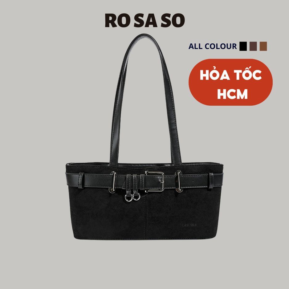 Túi xách nữ đeo vai ROSASO TX74, Túi kẹp nách hottrend thời trang 2026 sang trọng, đi làm, đi chơi