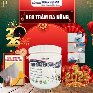   650Gr  Keo Vá Tường  DURAX Trám Trét Vết Nứt Khe Hở Tường  Chống Mốc Ẩm Làm Sạch Tường 