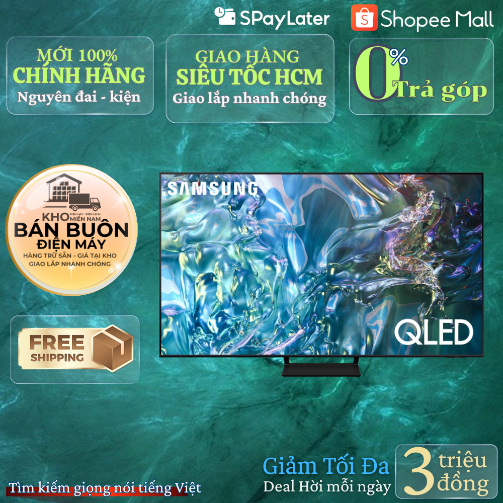 Smart Tivi QLED Samsung 4K 43 -  50 inch 50Q60DA | 43Q60DA  HDR10+, Quantum Dot, Tizen OS