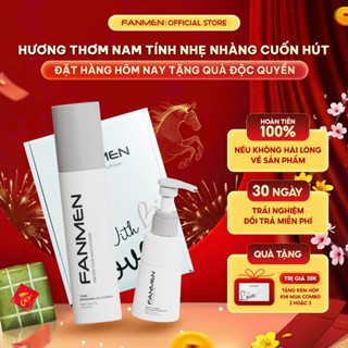   COMBO QUÀ TẶNG CHO NAM  Bộ Chăm Sóc Da Mặt Fanmen Sữa Rửa Mặt Và Toner Sạch Sâu Dưỡng Ẩm Combo Đẹp Trai Quà Tặng Nam 