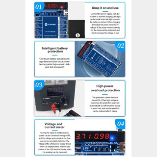 Bảng mạch kích pin. 8G-17PM và Android dùng kích hoạt pin điện thoại khi bị bị cạn áp, ngủ pin SUNSHINE SS-916 ULTRA
