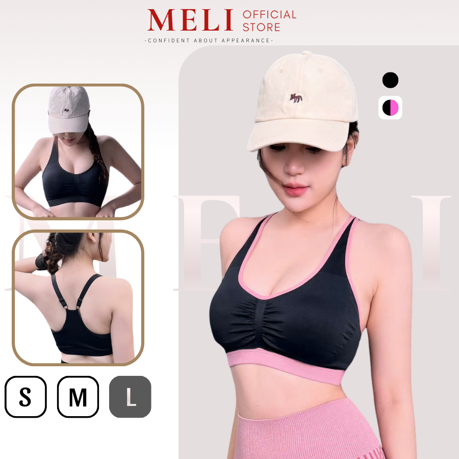 Áo Bra không gọng tập gym,yoga,pickleball có mút ngực giúp nâng đỡ cố định vòng ngực,chất vải co giãn thoáng khí