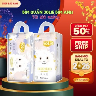  Bỉm jolie 100 miếng xuất anh đủ siez M L XL 2XL 3XL ,4XL 