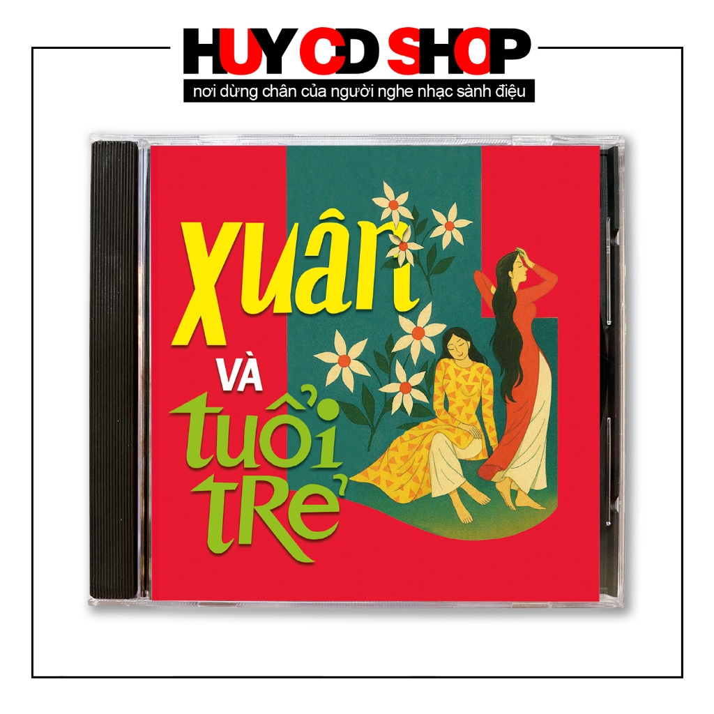 Đĩa CD nhạc xuân xưa - Xuân và tuổi trẻ - Nhạc vàng Bolero - Đĩa lòng trắng