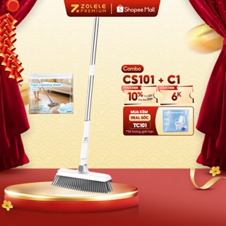  Cây chà sàn nhà tắm cây chổi cọ sàn và gạt nước 2 trong 1 Zolele C1 