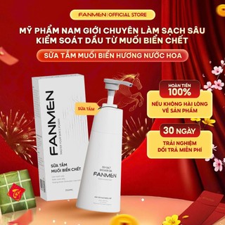 Sữa Tắm Nam Fanmen Tinh Chất Muối Biển Tự Nhiên Giúp Làm Sạch Sâu Hỗ Trợ Ngăn Ngừa Giảm Mụn Cơ Thể 
