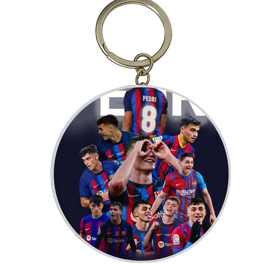 MÓC KHÓA THIẾC IN HÌNH PEDRI GONZÁLEZ MẪU 2