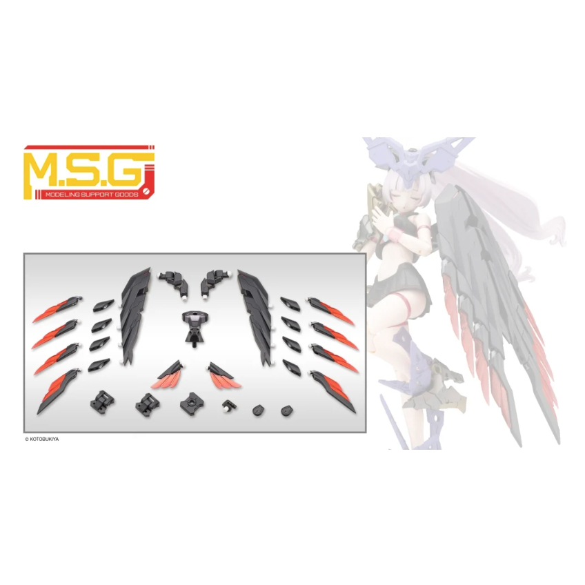 Mô Hình Lắp Ráp Kotobukiya MSG HEAVY WEAPON UNIT 34 / 60 WING EDGE / Black Ver.
