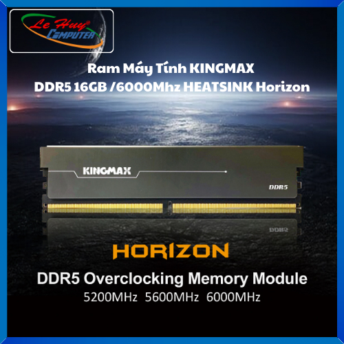 Ram Máy Tính Kingmax HeatSink Horizon 16GB DDR5 6000MHZ - Hàng Chính Hãng