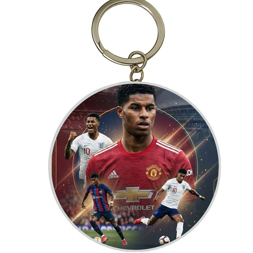 MÓC KHÓA THIẾC IN HÌNH MARCUS RASHFORD