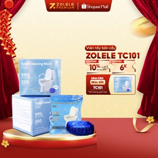  Viên thả bồn cầu TC101 Zolele chai thả bồn cầu sạch khuẩn tẩy sạch mảng bám khử mùi toilet 