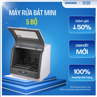 Máy Rửa Bát Tiệt Trùng 360° Gia Đình – Rửa Hoa Quả, Khử Khuẩn 99.9%, Tiết Kiệm Nước Điện