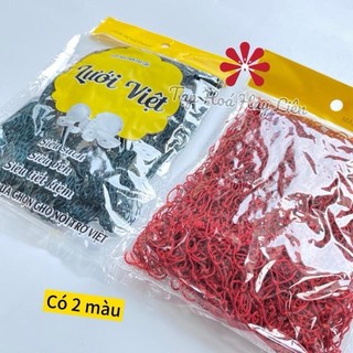 10 Miếng Lưới Rửa Bát 85*45cm, Lưới Việt Sợi Mềm Mại, Mắt Lưới Dày, Tạo Siêu Nhiều Bọt, Cọ Sạch Mà Không Gây Xước Có Túi