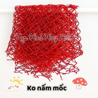 10 Miếng Lưới Rửa Bát 85*45cm, Lưới Việt Sợi Mềm Mại, Mắt Lưới Dày, Tạo Siêu Nhiều Bọt, Cọ Sạch Mà Không Gây Xước Có Túi