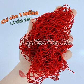 10 Miếng Lưới Rửa Bát 85*45cm, Lưới Việt Sợi Mềm Mại, Mắt Lưới Dày, Tạo Siêu Nhiều Bọt, Cọ Sạch Mà Không Gây Xước Có Túi