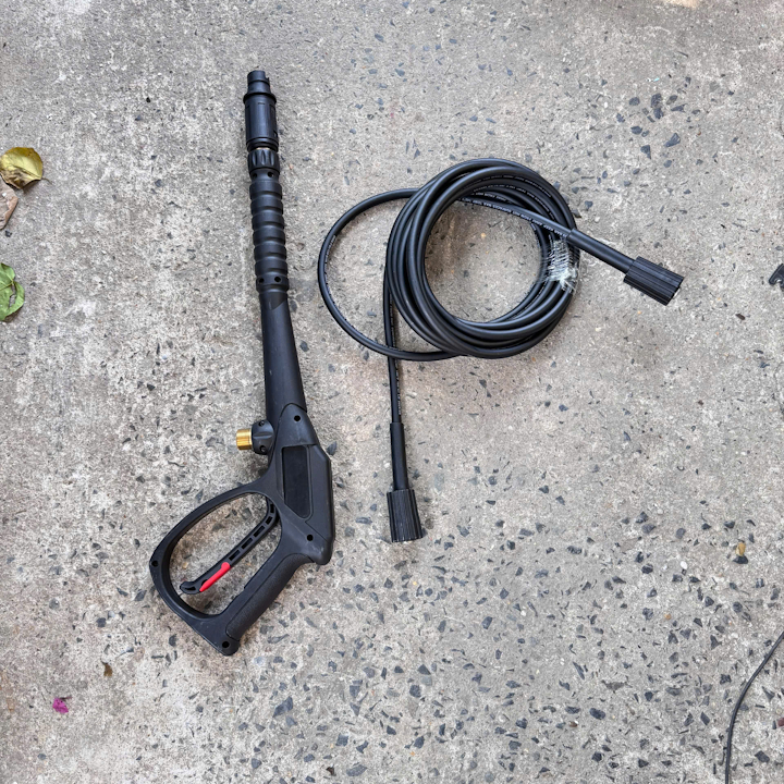 Dây và súng rửa xe Ryobi hàng xin đùng cho máy rửa xe điện ( có phân loại súng hoặc dây rửa cho anh 