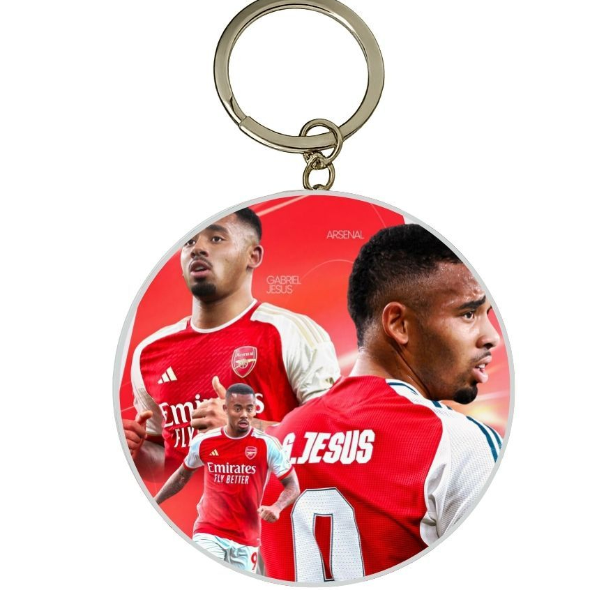 MÓC KHÓA THIẾC IN HÌNH GABRIEL JESUS MẪU 2