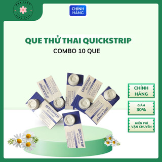 Combo 10 Que thử thai QuickStrip