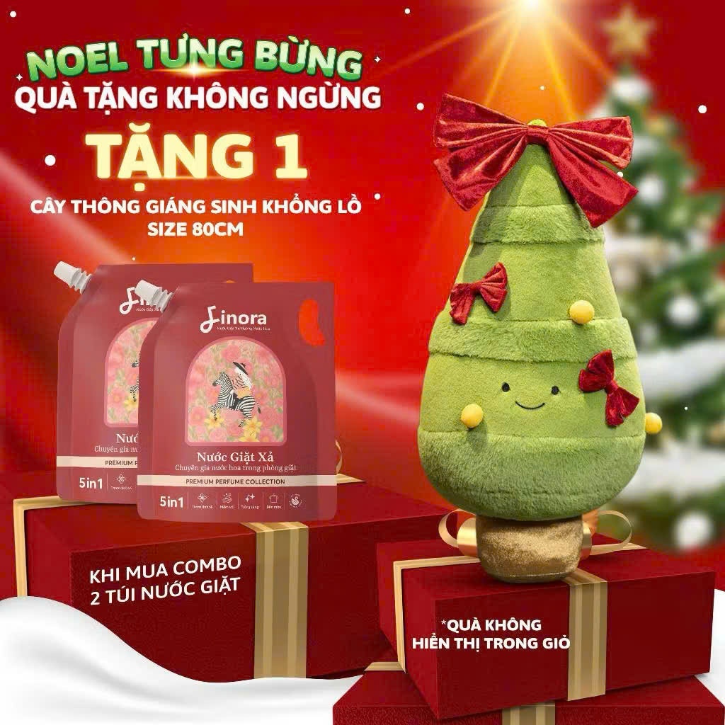 [Tặng 1 Cây Thông Khổng Lồ]  Combo 2 nước giặt Finora phiên bản Premium 1 Lít - hương thơm lâu
