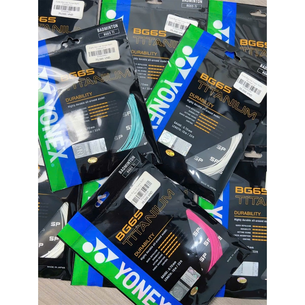 Cước Đan Vợt Yonex Bg65 Titanium L2