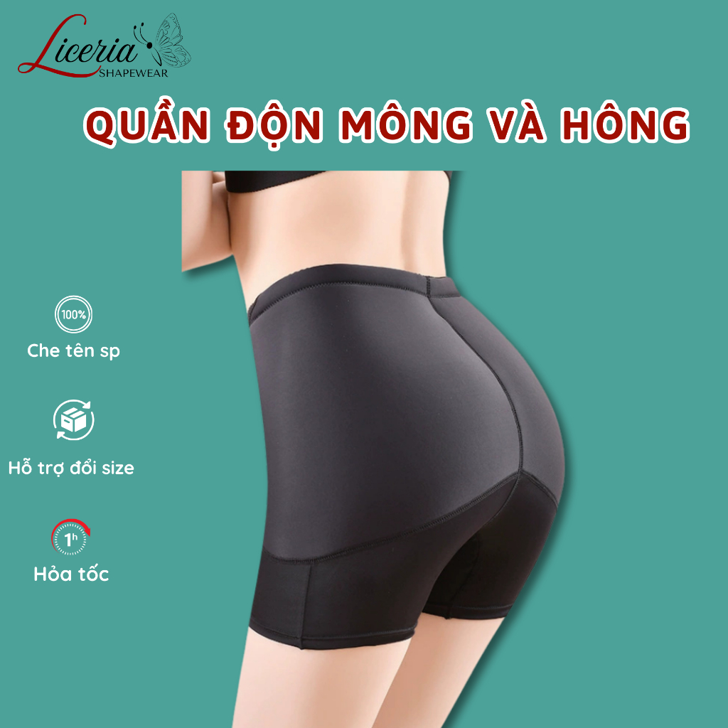 Quần Độn Hông Mông Khắc Phục Hõm Mông Đệm Liền Không Lộ Viền Q12