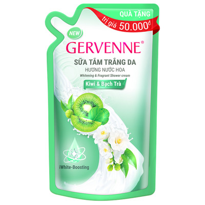 [GIFT] Túi sữa tắm Gervenne hương Kiwi 380g