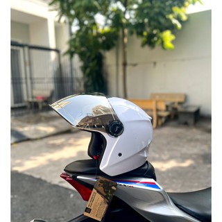   Tặng tem  túi  MŨ BẢO HIỂM 3 4 ROYAL XH01 1 KÍNH MÀU TRẮNG BÓNG CHÍNH HÃNG   BẢO HÀNH 12 THÁNG  