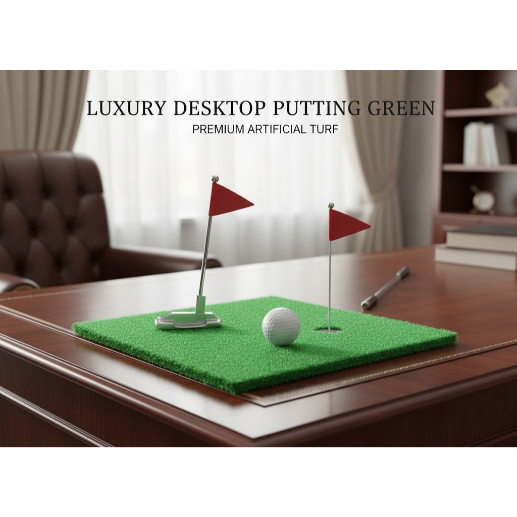 Thảm cỏ golf mini pgm – thảm cỏ golf để bàn, mô hình trang trí, luyện tập kỹ năng golf