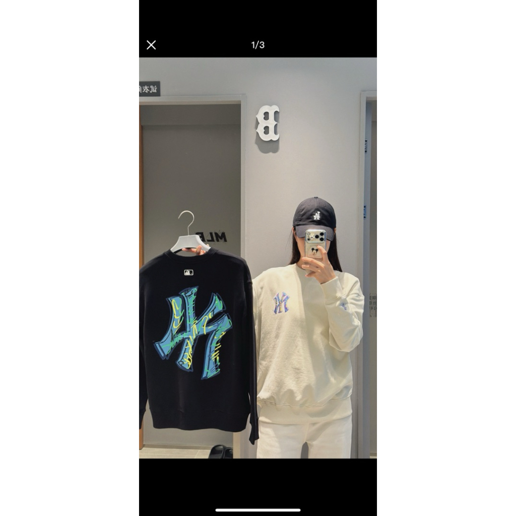 SWT Unisex Nam Nữ MLB Form Rộng Vải Nỉ  Dày