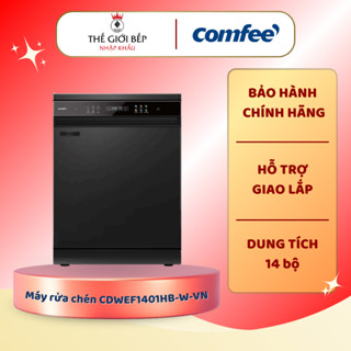 Máy rửa chén Comfee  CDWEF1401HB-W-VN - 14 bộ, AI Heat Dry, điều khiển SmartHome