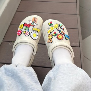 Dép sục Cross Classic Clog nam nữ siêu êm - Tặng kèm sẵn 12 hình gắn dép