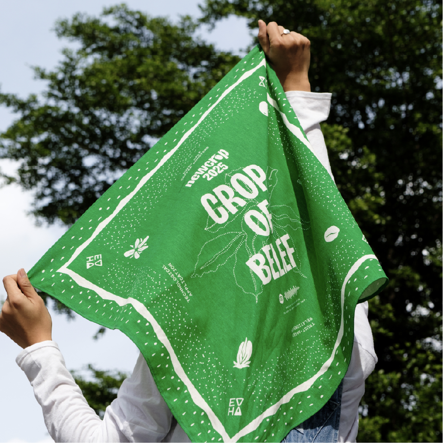 EVERY HALF Crop of Belief Bandana – Multi-purpose Scarf & Headwrap