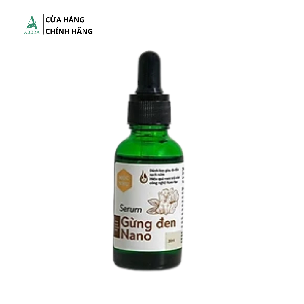 Serum Gừng Đen Nano Mộc Nhu 30ml - Cải Thiện Gàu Ngứa, Nấm Da Đầu