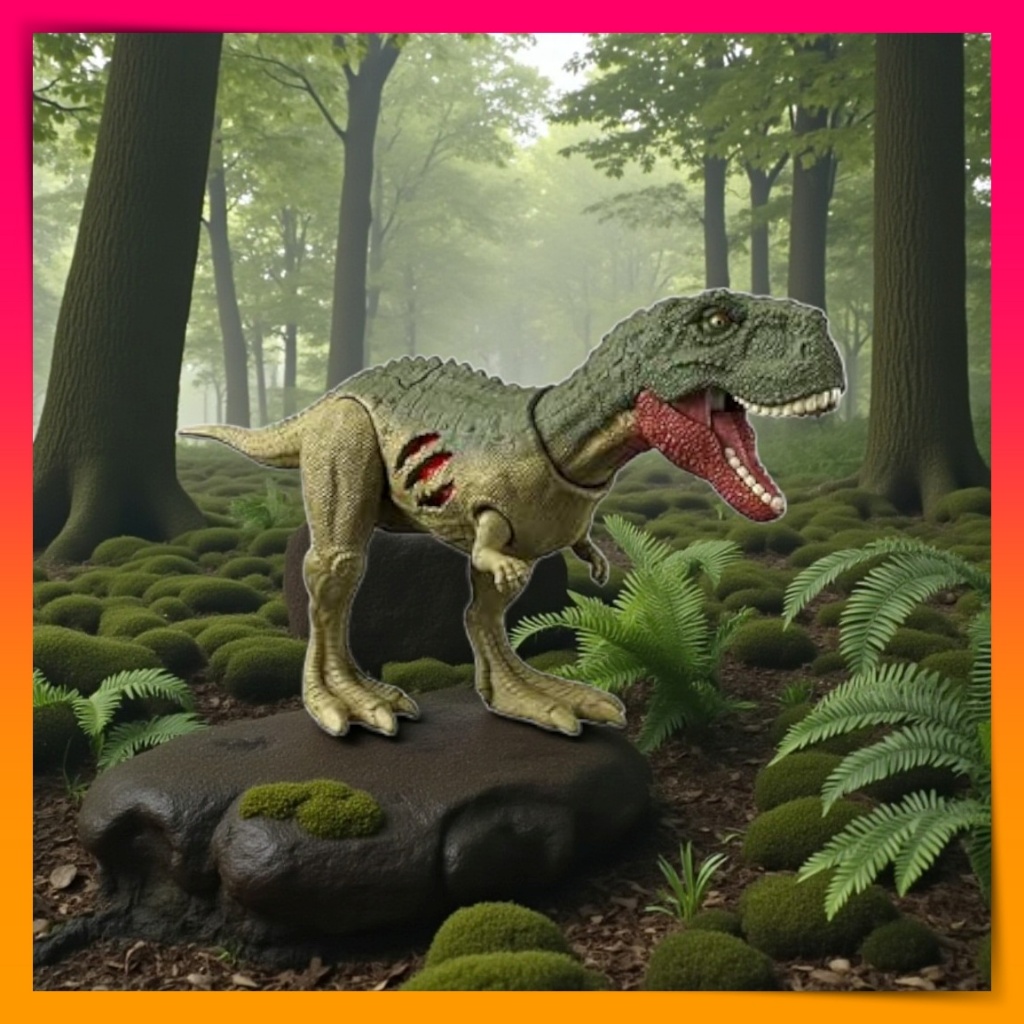 Mattel Jurassic World (JURASSIC WORLD) New Ruler Real Mini Action Figure Damage Quillmesaurus [Total