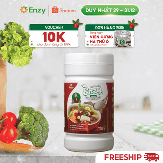  Hạt nêm chay Enzy Food hũ 500g Không Chất Điều Vị Gia Vị Thuần Chay Dinh Dưỡng 