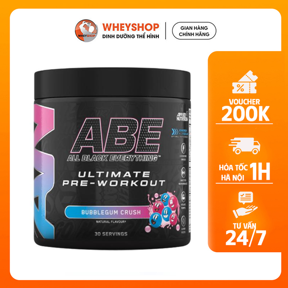 Bột hỗ trợ cải thiện hiệu suất tập | Applied ABE Pre Workout (30 Servings) - Made in UK | WHEYSHOP V