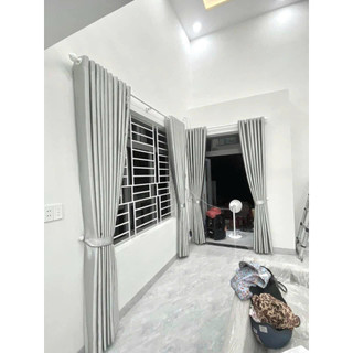 Rèm VẢI rộng 1m cao 1m6 đã làm khoen lỗ sẵn, hàng cản nắng.