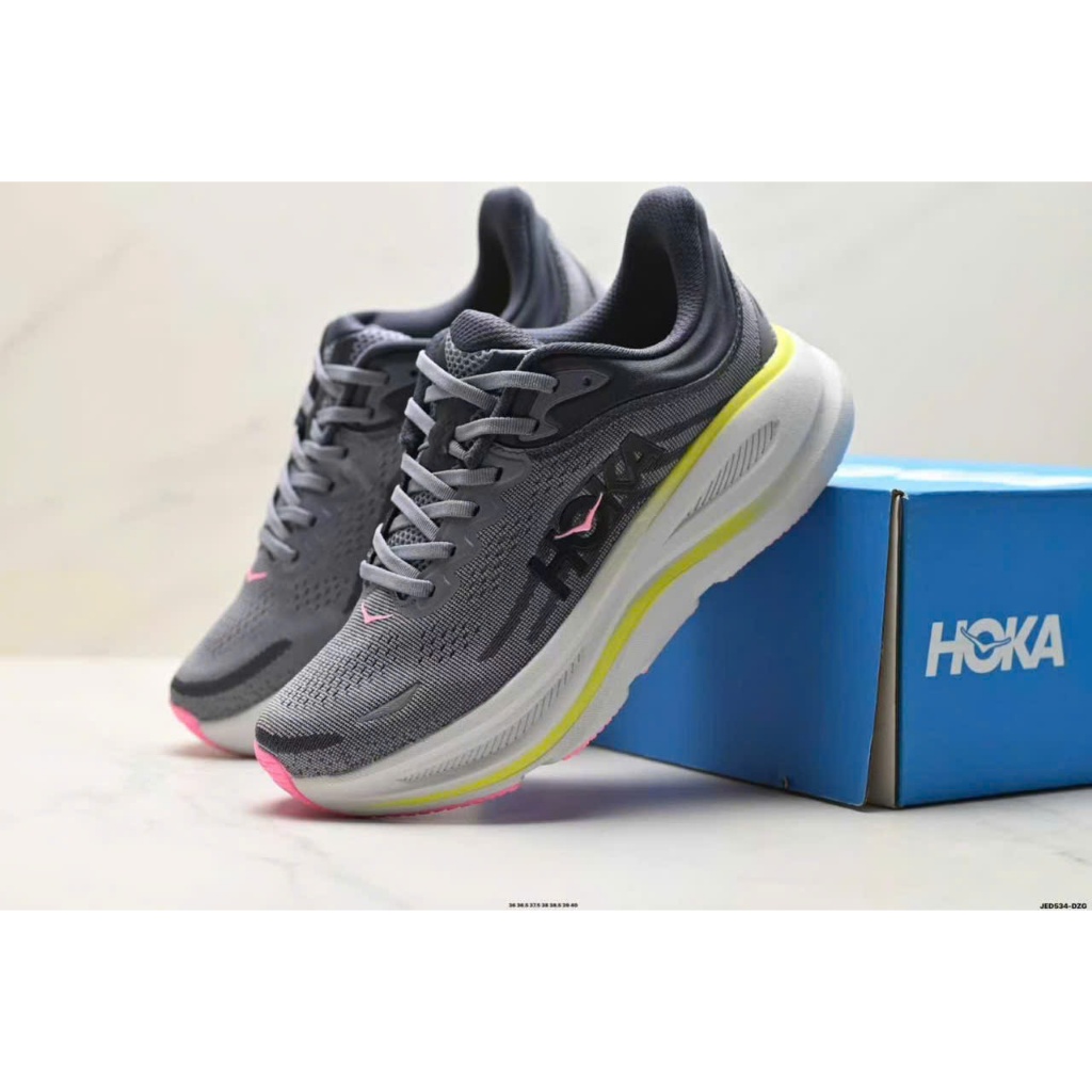 Giày chạy bộ HOKA, Giày Chạy Bộ Nam nữ HOKA Bondi 9 đủ màu êm chân