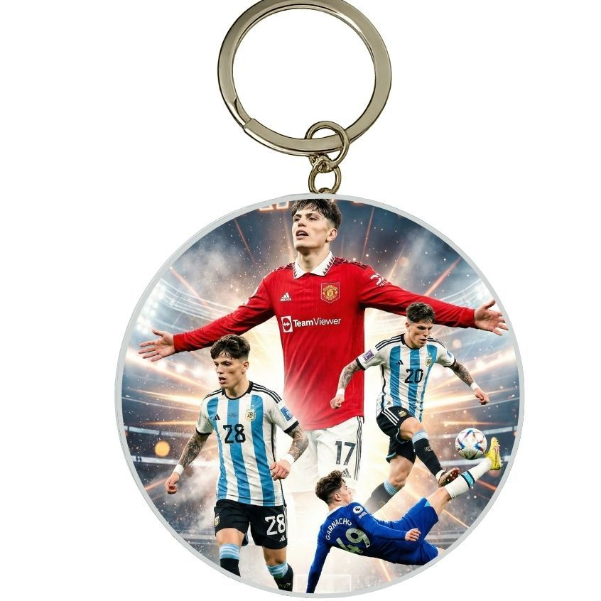 MÓC KHÓA THIẾC IN HÌNH ALEJANDRO GARNACHO