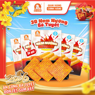   Tặng 1 chân gà  Combo 30 Nem Nướng Phên Bà Tuyết - Ăn cùng bà Tuyết M3 