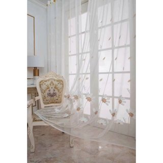 thanh lý rèm vải voan spa 3m cao 2m7 chỉ việc treo.