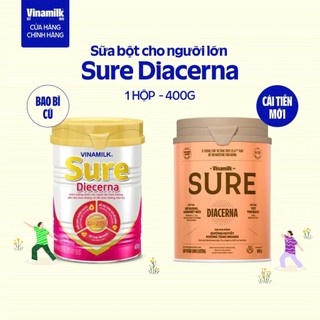 (HSD T8-2027) SẢN PHẨM DINH DƯỠNG - VINAMILK SURE DIACERNA 400G.