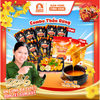   Tặng 4 gói bim bim bất kì  COMBO THẦN RỪNG: gồm 10 gân rồng +10 chân gà - ĂN CÙNG BÀ TUYẾT M12 