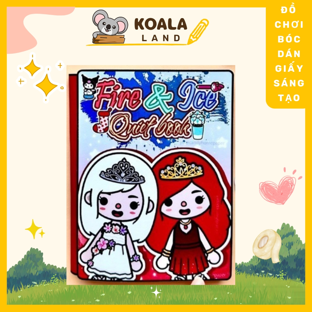 Toka Mô Hình Búp Bê toca giấy nhà giấy kuromi Ngôi nhà mini ngôi nhà bằng giấy bóc dán toca boca búp