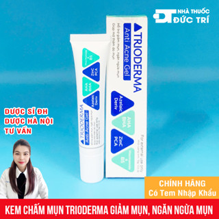  Gel bôi cho da mụn mờ thâm Trioderma Anti Acne Gel-15g   CHÍNH HÃNG   