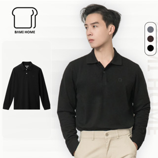  GIẢM 50%  Áo polo nam LONG SLEEVE BAMI HOME áo polo tay dài vải cá sấu CVC co giãn thoải mái thoáng khí APL05 