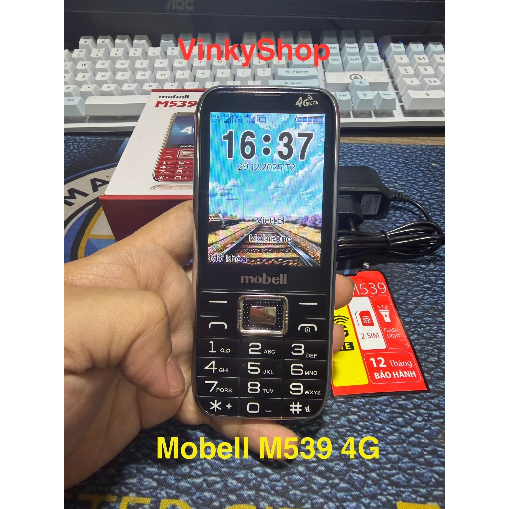 Thanh lý Điện Thoại 4G Mobell M539 4G còn bảo hành hãng Fullbox đầy đủ phụ kiện